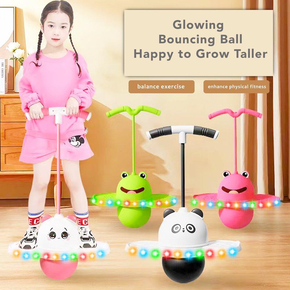 💕100% 💕كرة نطاطة مضيئة لزيادة الارتفاع يستخدمها الكبار في رياض الأطفال