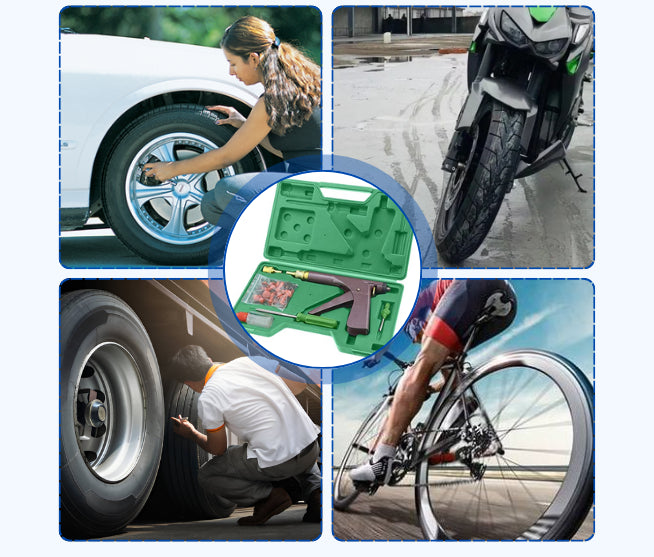 أداة إصلاح الإطارات المحمولة!!